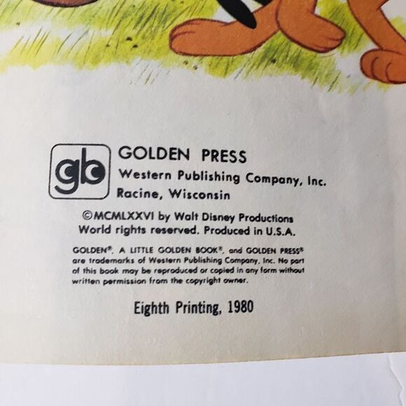 Vintage 70s Little Golden Books Mickey Mouse Blue HB Childrens Book - Picture 6 of 8